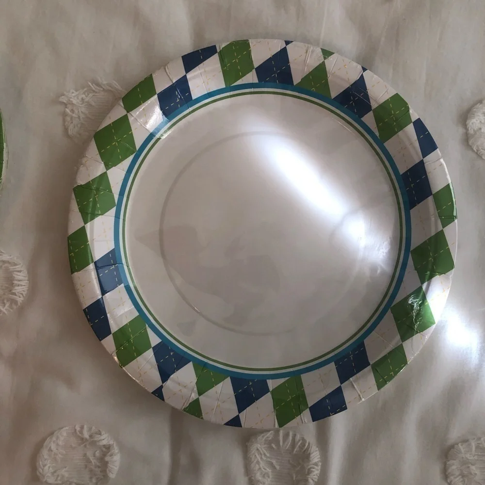 𝅺ORIENTAL Trading Golf Plates